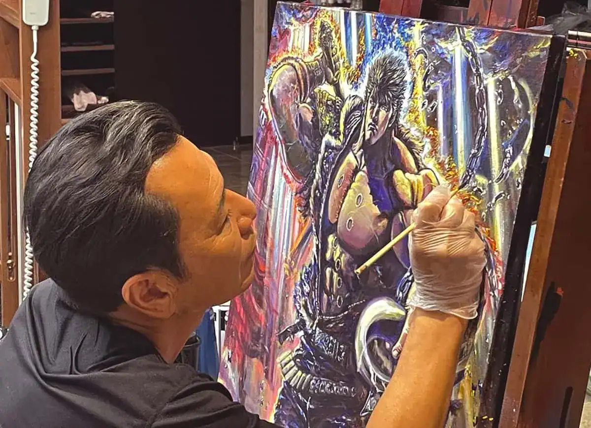 Il Salvatore nell'Arena Tetsuo Hara oeuvre exclusive Lucca 2025