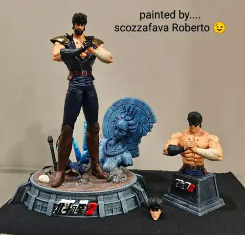 Kenshiro version 1 peint par Roberto Scozzafava