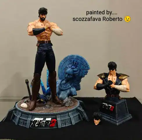 Kenshiro version 2 peint par Roberto Scozzafava