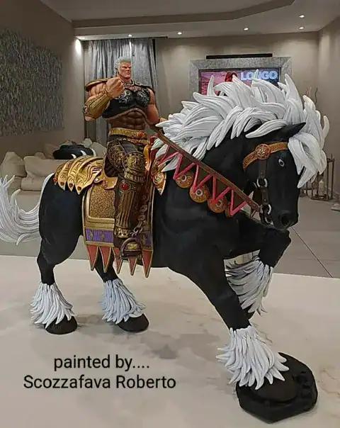 Raoh sur Kokuō version 1 peint par Roberto Scozzafava