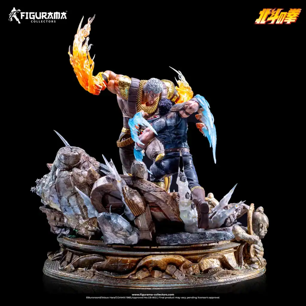 Statue Figurama Collectors Kenshiro vs Raoh Elite Exclusive vue complète