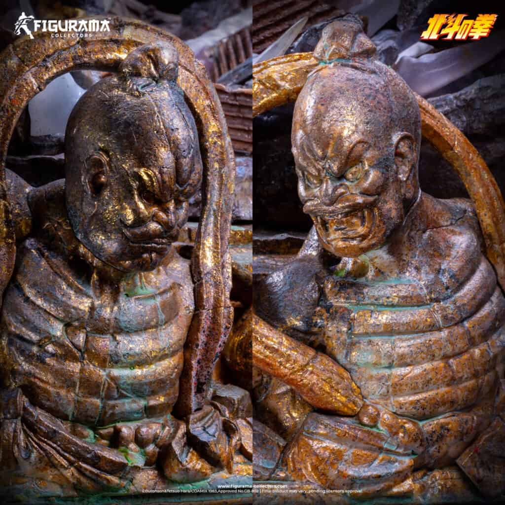Statue Figurama Kenshiro vs Raoh gardiens Nio de la base
