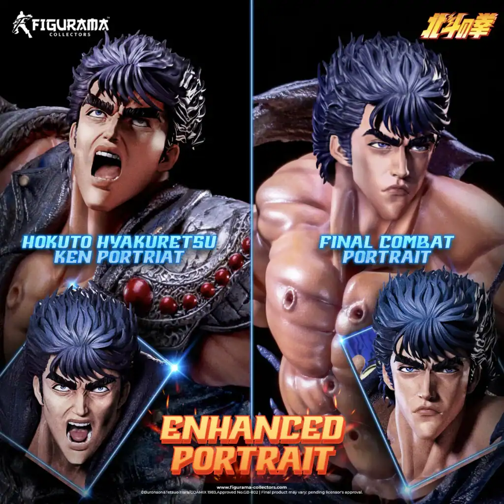 Statue Figurama Kenshiro vs Raoh portraits de Kenshiro